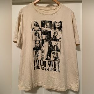 Taylor Swift The Eras Tour Beige T-Shirt